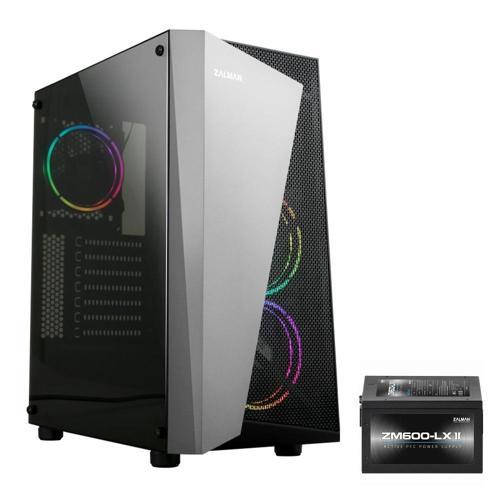 S4-PLUS(BL) 600W RGB Fan USB 3.0 Siyah ATX Mid-Tower Gaming Kasa