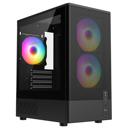 FC-8975B 3x120mm RGB FAN 550W Mid Tower mATX Gaming (Oyuncu) Kasası