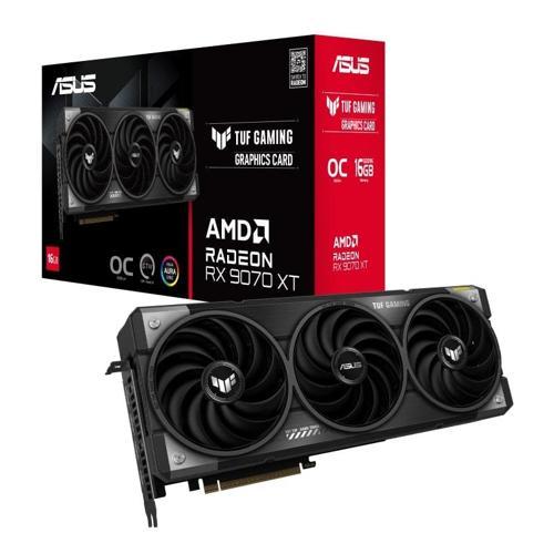 TUF Gaming Radeon RX 9070XT 16GB TUF-RX9070XT-O16G-GAMING GDDR6 256Bit DX12 Gaming (Oyuncu) Ekran Kartı