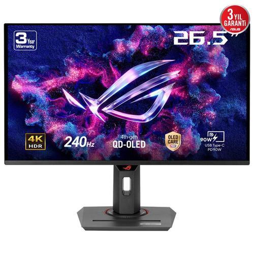 ROG Strix XG27UCDMG 0.03 ms 240 Hz 27" QHD Adaptive Sync QD-OLED Pivot Gaming (Oyuncu) Monitör