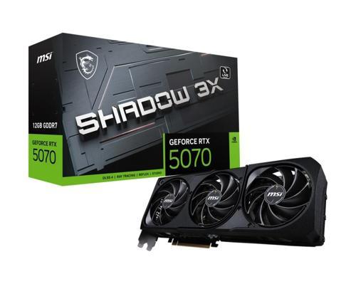 GeForce RTX 5070 12GB Shadow 3X GDDR7 192Bit DX12 Gaming (Oyuncu) Ekran Kartı