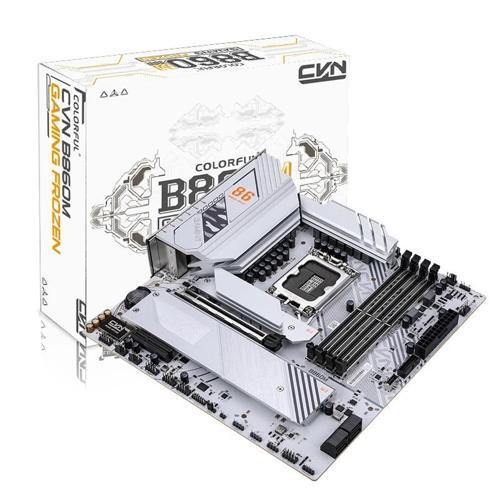 CVN B860M GAMING FROZEN V20 DDR5 8400MHz mATX Gaming (Oyuncu) Anakart