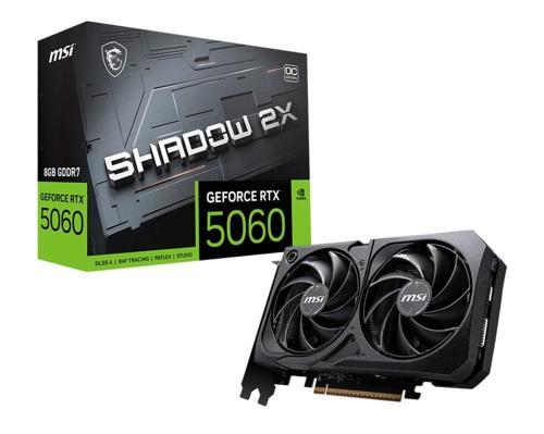 GeForce RTX 5060 8GB Shadow 2X OC GDDR7 128Bit DX12 Gaming (Oyuncu) Ekran Kartı