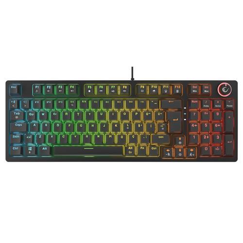 ENIGMA Siyah Türkçe Q Red Switch Mekanik Gaming (Oyuncu) Klavye