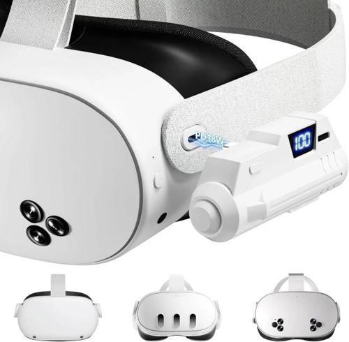 Oculus Quest 2 için Pil Paketi 1 Pack for Quest 2/3/3s with display