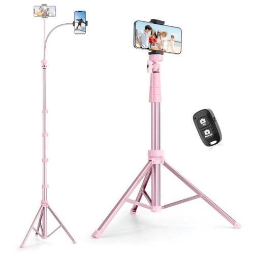 Phone Tripod/Selfie Çubuğu Pembe