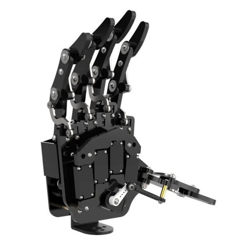 Robot El Beş Parmak Biyonik Robot Mekanik Kol DIY Right Hand