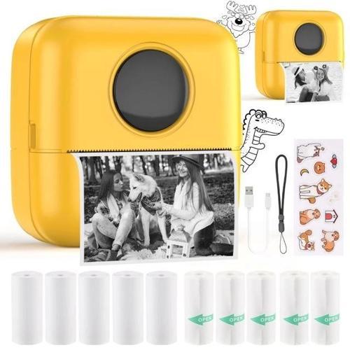 Mini Etiket Yazıcısı Yellow