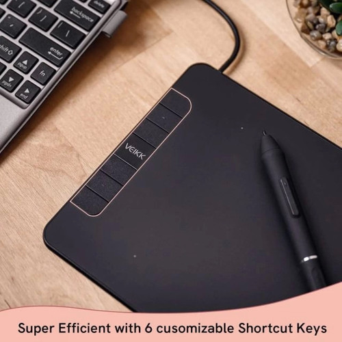 VEIKK Çizim Tableti VK640 6 Hot Keys