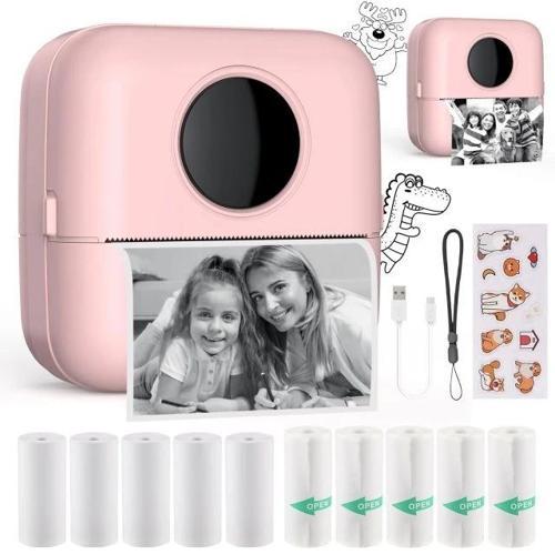 Mini Etiket Yazıcısı pink