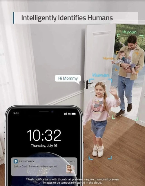 Eufy Güvenlik İç Mekan Kamerası C120 2-Cam Kit