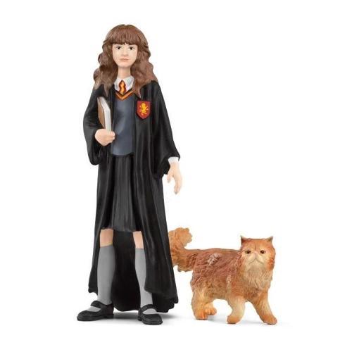 Harry Potter Hermione Granger ve Crookshanks Figürü