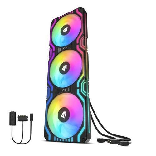 Matrix-Siyah 56 Adreslenebilir RGB LED 360 mm Fan 360mm
