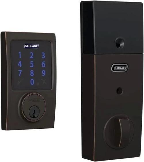 Z-Wave Plus Connect Akıllı Kilit Aged Bronze Century