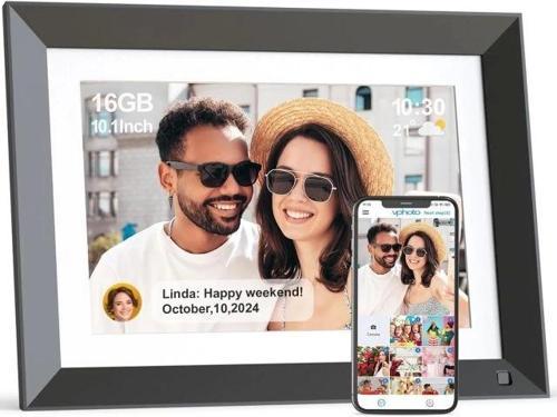 Akıllı WiFi Dijital Fotoğraf Çerçevesi 10.1" 16 GB