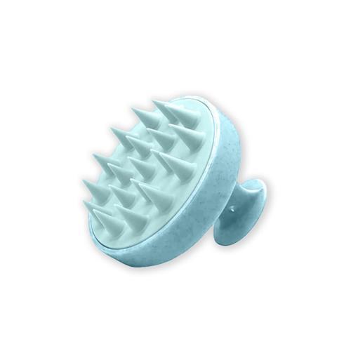 Yumuşak Silikonlu Masaj Şampuan Fırçası Mavi