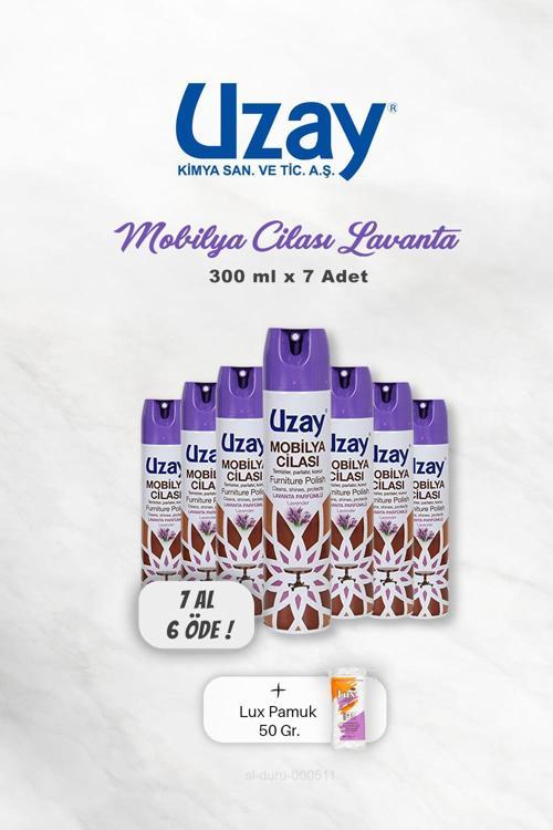 Mobilya Cilası Lavanta 300 ml 7 AL 6 ÖDE ve Pamuk