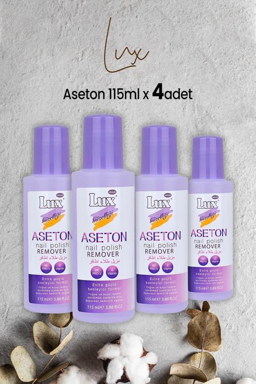 Aseton 115 ml x 4 Adet