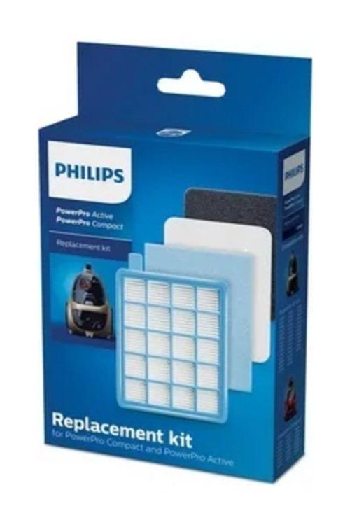 Powerpro Compact Filtre Fc 8475/01 Orijinal Hepa Filtre Seti