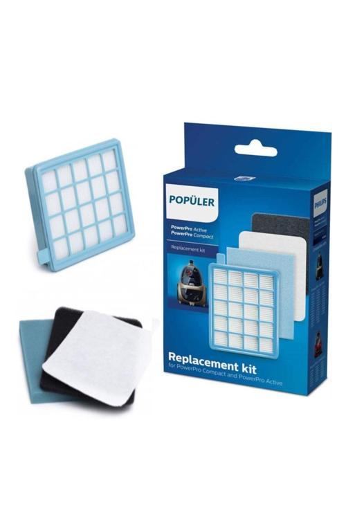 Fc 8475/01 Powerpro Compact Orijinal Hepa Filtre Seti
