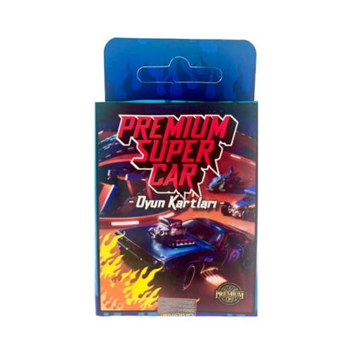Çocuk Premium Arabalar Oyun Kartları
