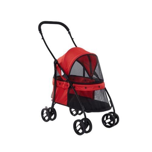 Evcil Hayvan Arabası Kırmızı 67x47x98 Cm Max 15 Kg