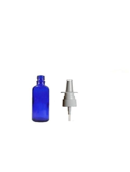 20ml mavi cam şişe, Burun spreyi, 12 adet Nazal Spreyli, Ecza şişesi, İlaç Şişesi