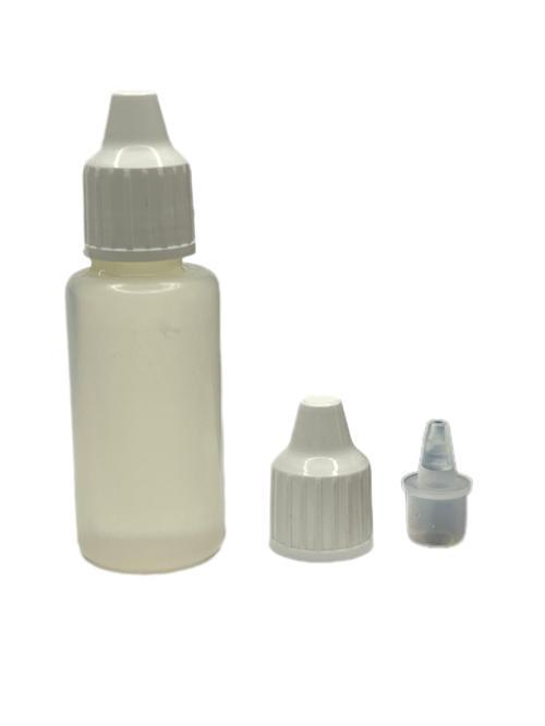 20ml PE aseton şişesi, 24 adet, plastik damlacıklı şişe, damlatmalı şişe
