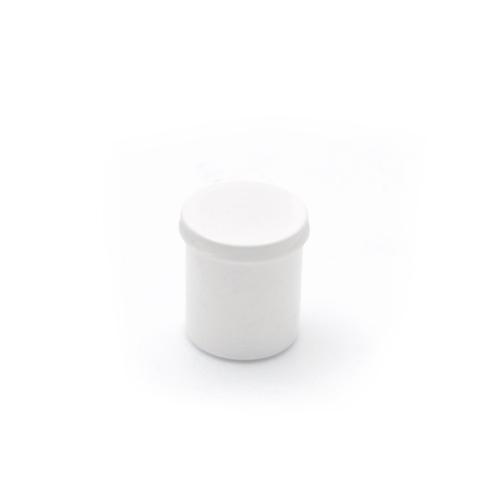 50ml beyaz pomat krem kutusu, 24 adet, krem kavanozu, plastik kavanoz, pomat kavanozu, merhem kavanozu 