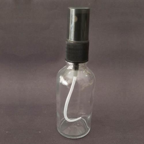 30ml Şeffaf Cam Şişe, spreyli Şişe, 24 Adet, Ecza şişesi, Boş Cam şişe