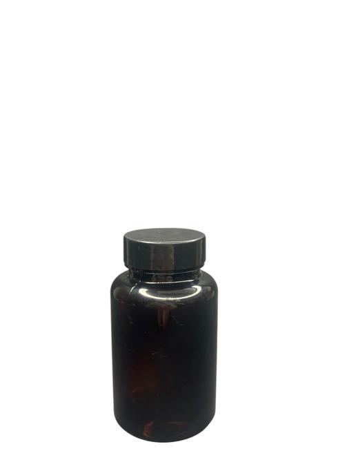 150ml siyah tablet şişesi siyah kapak, 24 adet, tablet şişesi, ecza şişesi, kozmetik şişe