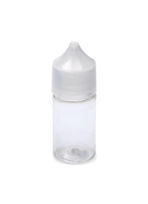 30ml plastik şeffaf gorilla şişe beyaz kapaklı şişe, 24 adet, plastik şişe, likit şişesi, iğne uçlu şişe, sıkıma uygun y