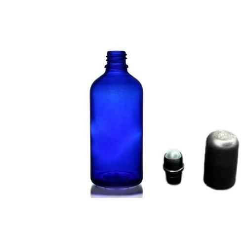 30ml mavi cam şişe roll-on şişe, 12 adet, bilye başlıklı şişe, cam şişe, roll-on şişesi
