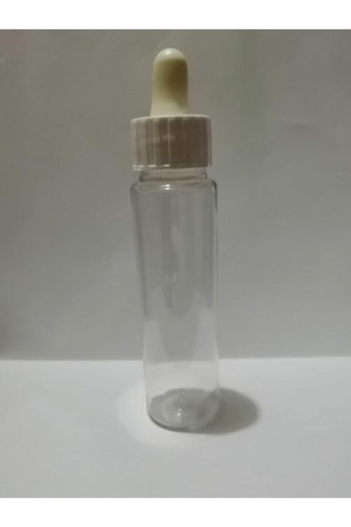 60ml Plastik Şeffaf Gorilla Şişe+oksidan Damlalıklı,medikal Şişe,boş Şişe,50 Adet