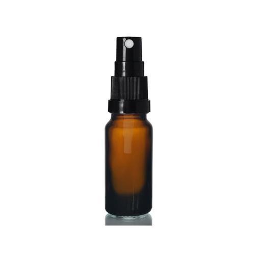 10ml kahverengi cam, siyah sprey başlıklı şişe, 12 adet, cam şişe, sprey şişesi, ecza şişesi, dropper şişe, medikal şişe
