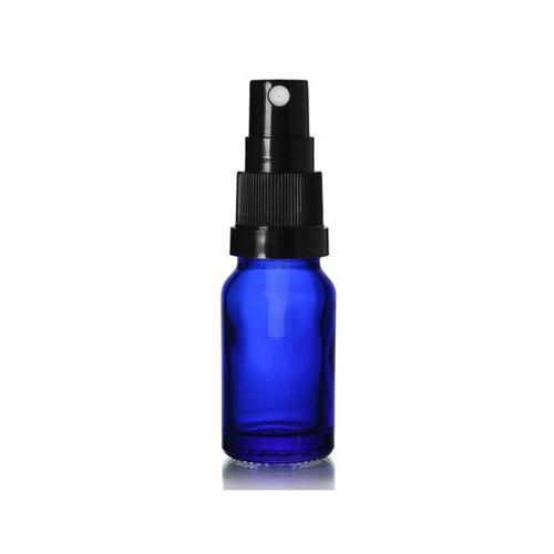 20ml mavi cam, siyah sprey başlıklı şişe, 24 adet, cam şişe, sprey şişesi, ecza şişesi, dropper şişe, medikal şişe