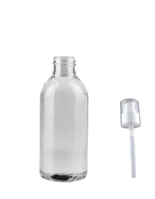 100ml plastik şeffaf serum pompalı şişe, 12 adet, serum şişesi, pompalı şişe, medikal şişe, kozmetik şişesi, plastik şiş