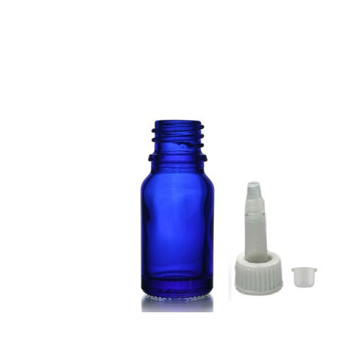 10ml mavi cam şişe getamisin kapak, 24 adet, plastik üstten damlalıklı şişe, damlatmalı şişe, damlatıcı şişe