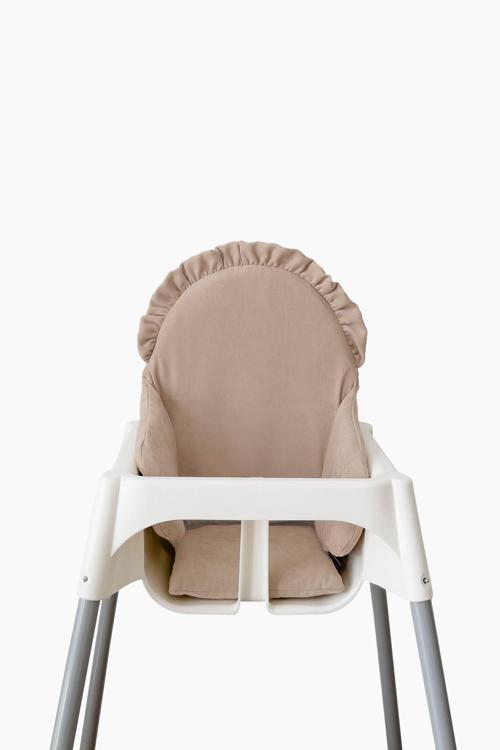 Fırfırlı Toprak Mama Sandalyesi Minderi Vintage, Iskandinav, Bohem