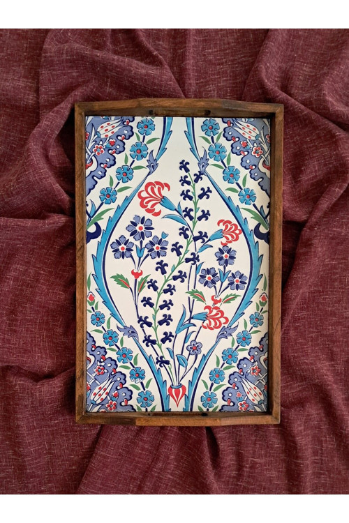 Seramik/ Ahşap Sunumluk Tepsi