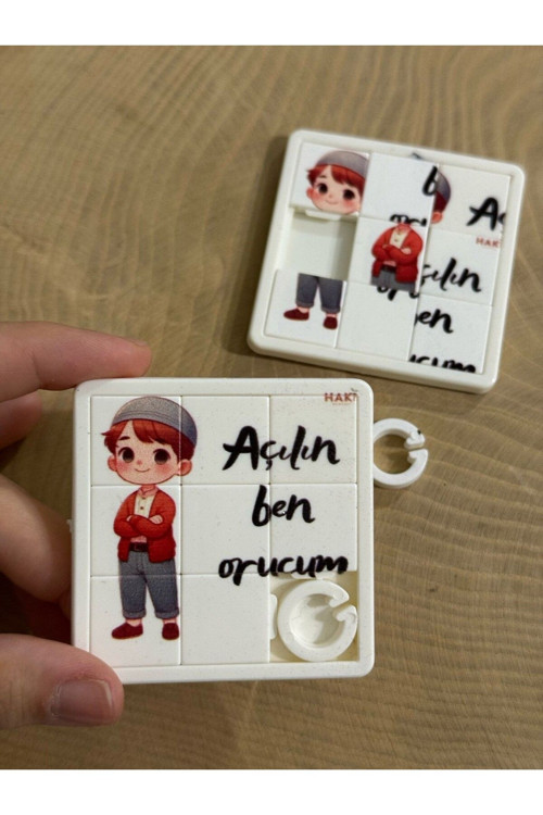 Ramazan Temalı Kaydırmalı Yapboz 5X5 Cm