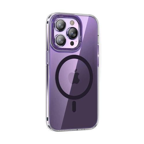 Apple iPhone 14 Pro Kılıf M-safe Şarj Özellikli Sert PC Zore Fuya Kapak