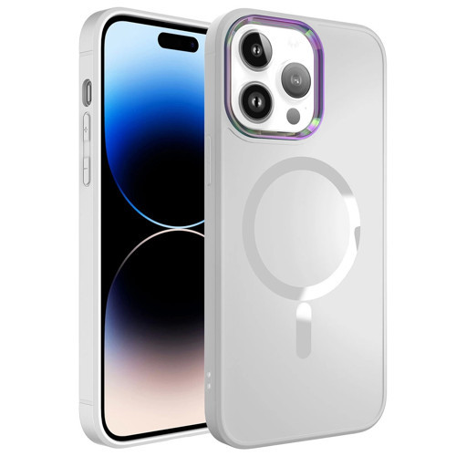Apple iPhone 14 Pro Kılıf M-safe Wireless Şarj Özellikli Zore Stil Kapak
