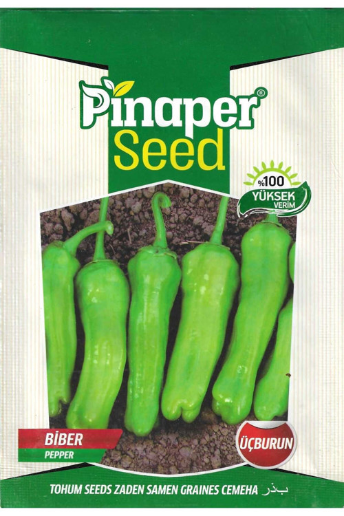 Üçburun Biber Tohumu 5 Gr Pınaper Tohumculuk