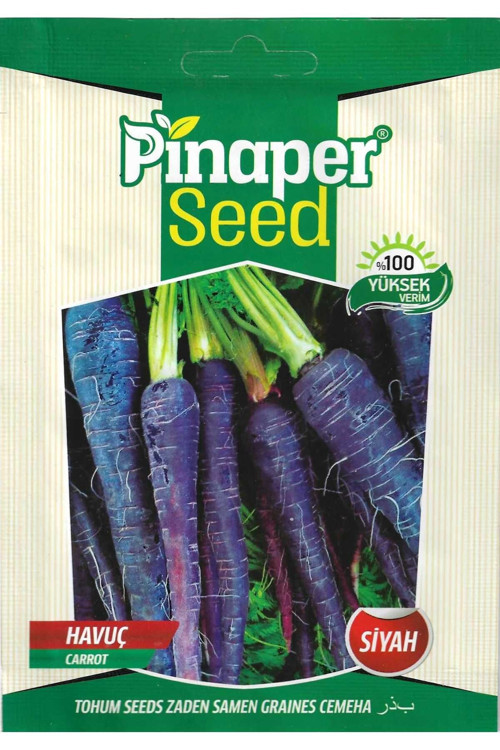 Siyah Havuç Tohumu 5 Gr Pınaper Tohumculuk