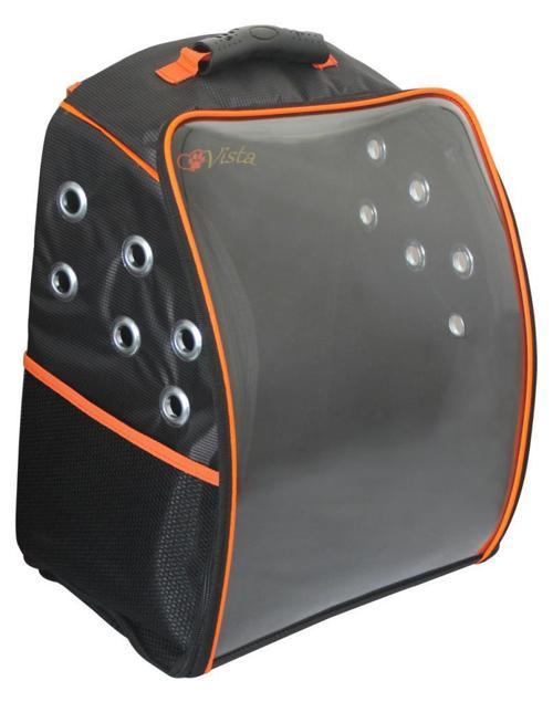 Twist Kedi, Küçük Köpek Sırt Taşıma Çantası Siyah 32-26-40cm