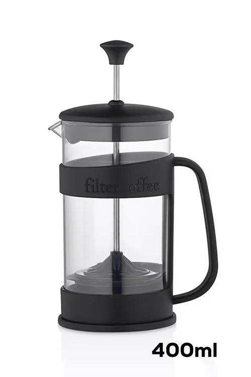 ET-00118 French Press Süzgeçli Bitki Çayı Demliği Kahve Presi - 400 Ml