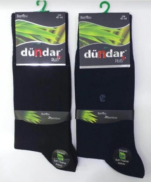 PLUS 5602 ERKEK BAMBU LİKRALI ÇORAP ( 6 SİYAH 6 LACİVERT ) 12 ADET
