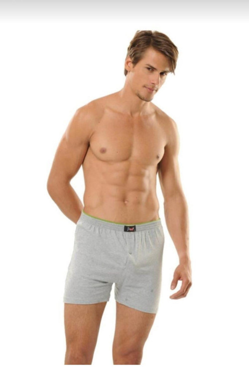 127 ERKEK HAVLU KEMER PENYE BOXER ŞORT TEKLİ
