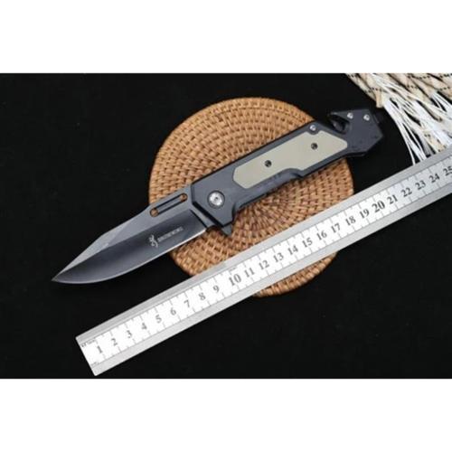 Kişiye Özel Browning Serisi Çelik Yarı Otomatik Kamp Kurtarma Outdoor Bıçağı